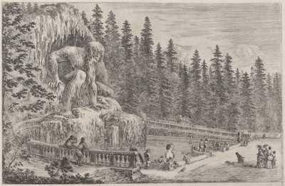 Estatua colosal de los Apeninos de Stefano della Bella