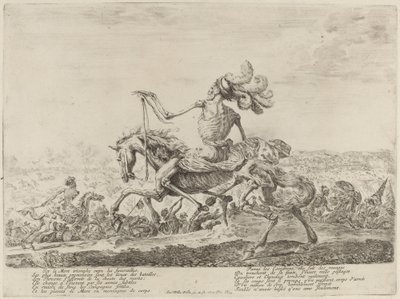 Muerte en el Campo de Batalla de Stefano della Bella