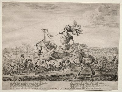 Muerte en el campo de batalla, 1646-1647 de Stefano della Bella