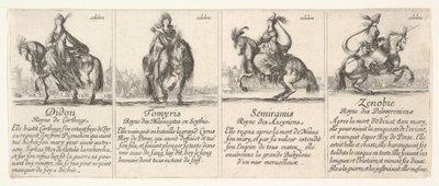 Didon, Tomyris, Semiramis y Zenobia, de 