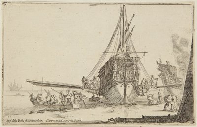 Embarque (Figuras diversas) de Stefano della Bella