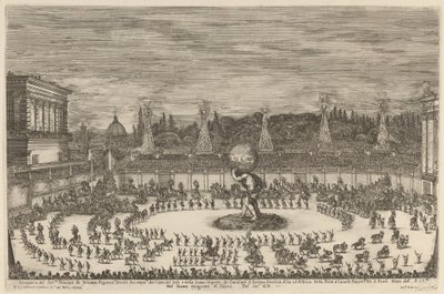 Entrada del Príncipe de Toscana, 1661 de Stefano della Bella