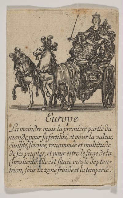 Europa, 1644 de Stefano della Bella