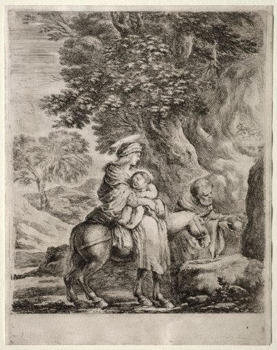 Flight into Egypt de Stefano della Bella