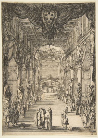 Funeral de Francesco de Medici de Stefano della Bella
