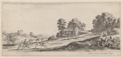 Jinetes galopando, en o antes de 1647 de Stefano della Bella