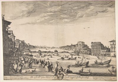 Juego del Puente, Pisa, 1634 de Stefano della Bella