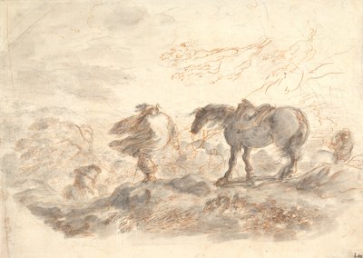 Jinetes en una tormenta de Stefano della Bella