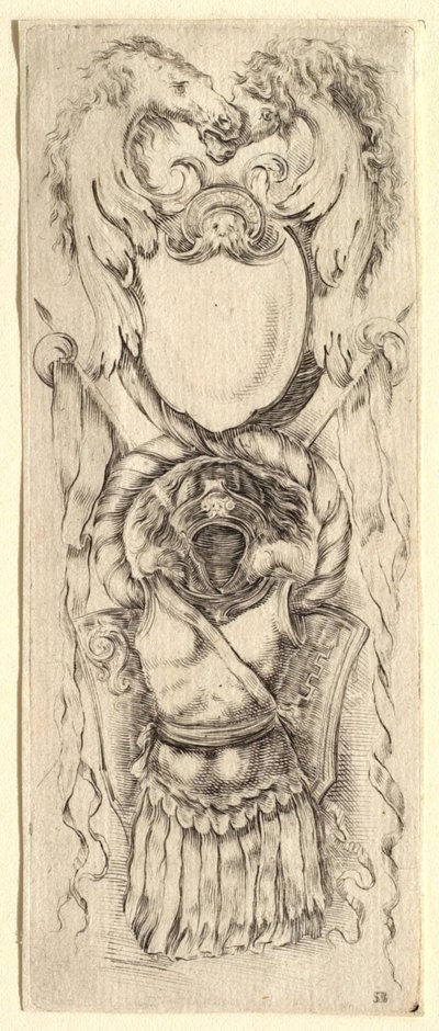 Caballos y armaduras de Stefano della Bella