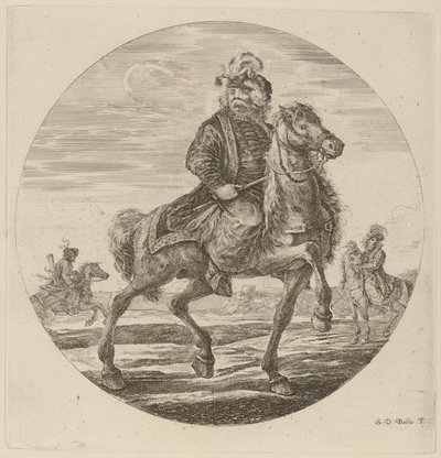 Caballero húngaro de Stefano della Bella