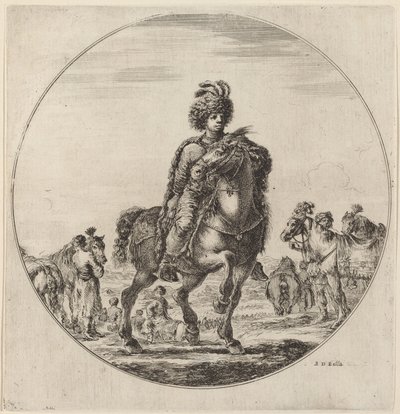 Caballero húngaro de Stefano della Bella