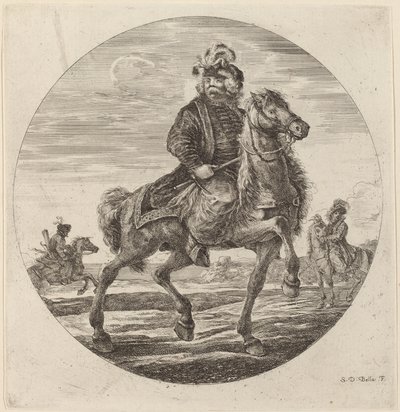 Caballero húngaro de Stefano della Bella