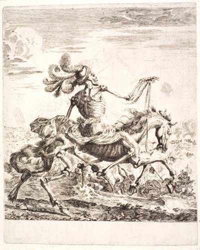La Muerte en un campo de batalla de Stefano della Bella