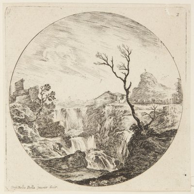Paisaje (Paisajes y ruinas de Roma, 7) de Stefano della Bella