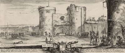 Entrada a una fortaleza de Stefano della Bella