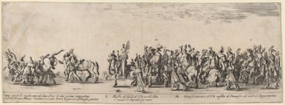 Maestro de las caballerizas de Su Excelencia y veinte sirvientes, 1633 de Stefano della Bella