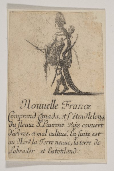 Nueva Francia, 1644 de Stefano della Bella