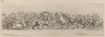 Friso ornamental con vid, probablemente 1648 de Stefano della Bella