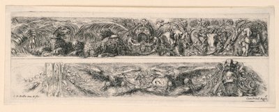 Ornamentos de Frisos y Follajes de Stefano della Bella