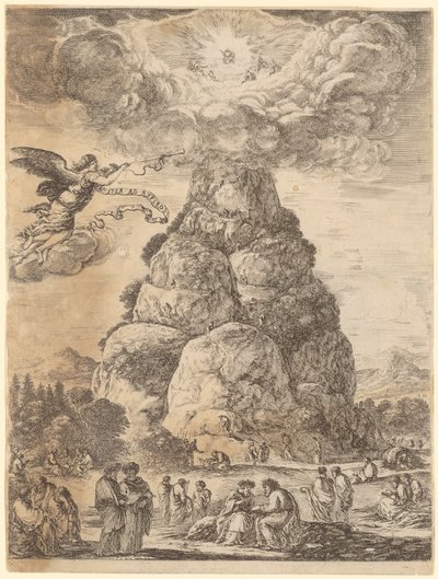 El Parnaso, la roca de los filósofos de Stefano della Bella
