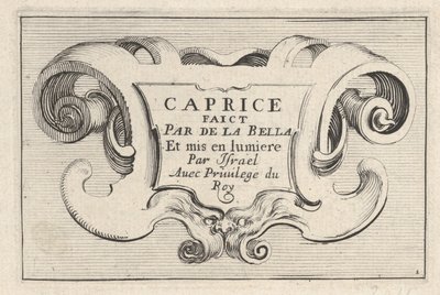 Placa 1: Un cartucho con título de serie, de 