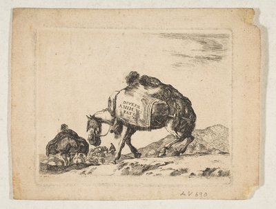 Placa 1: un caballo de carga, de 