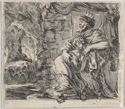 Plutón, del Juego de Mitología, 1644 de Stefano della Bella