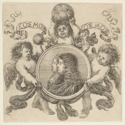 Retrato de Cosimo de Medici y Marguerite Louise d