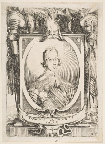 Retrato de Francesco de Medici, 1634 de Stefano della Bella