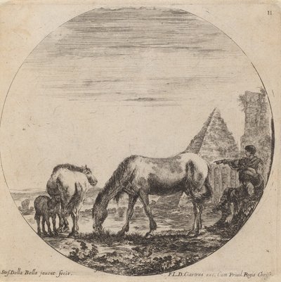 Pirámide de Cayo Cestio de Stefano della Bella