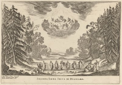 Segunda escena Selva de Diana de Stefano della Bella