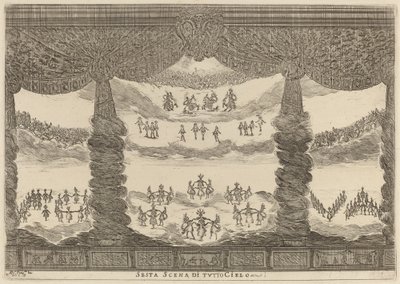 Sesta Scena di Tutto Cielo, 1637 de Stefano della Bella