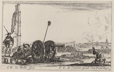 El cañón, c. 1641 de Stefano della Bella