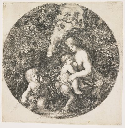 La esposa del sátiro, 1656 de Stefano della Bella