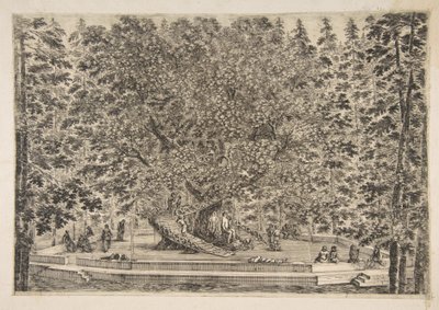 La casa del árbol en Pratolino, ca. 1653 de Stefano della Bella