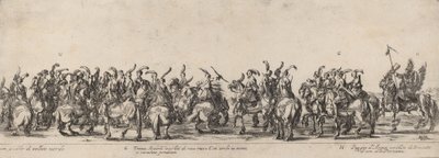 Treinta arqueros y pajes, 1633 de Stefano della Bella