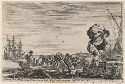 Página de Título para "Vistas de los Puertos del Mar" de Stefano della Bella