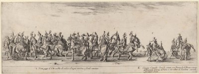 Veinte páginas y cinco caballos turcos de Stefano della Bella