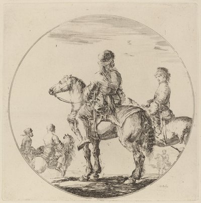 Dos caballeros polacos de Stefano della Bella