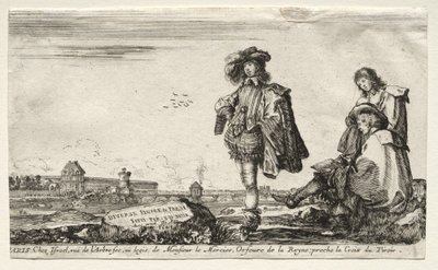 Varias figuras y paisajes, 1649 de Stefano della Bella