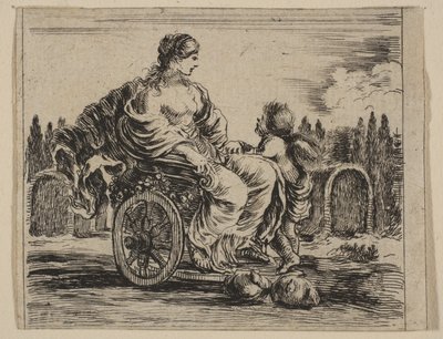 Venus, del Juego de la Mitología de Stefano della Bella