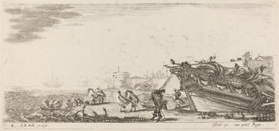 Puerto Ventoso, 1644 de Stefano della Bella