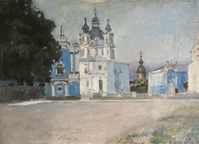 El Convento Smolny en San Petersburgo, principios del siglo XX de Stepan Petrovich Yaremich
