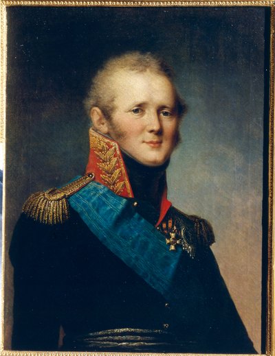 Retrato del emperador Alejandro I (1777-1825) de Stepan Semenovich Shchukin