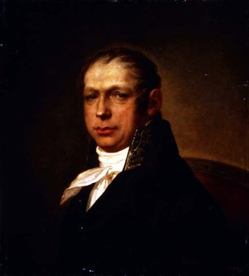 Retrato del arquitecto Adrian Dmitrievich Zakharov (1761-1811) 1804 de Stepan Semenovich Shchukin