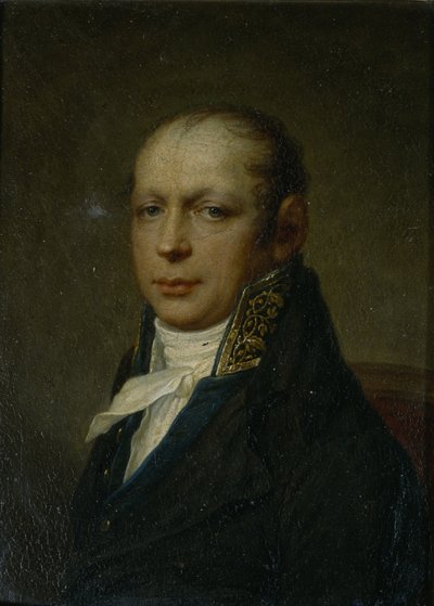Retrato del arquitecto Andreyan Adrian D. Zakharov 1761-1811, ca 1804 de Stepan Semenovich Shchukin