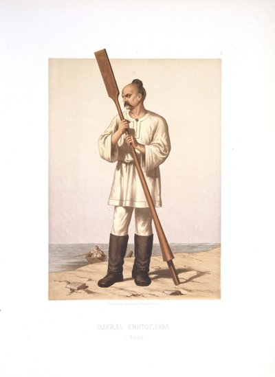 La prenda del Gran Príncipe Sviatoslav I de Kiev, 1877 de Stepan Stepanovich Strekalov