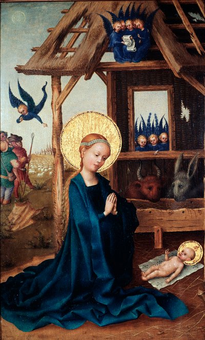 Adoración del Niño de Stephan Lochner