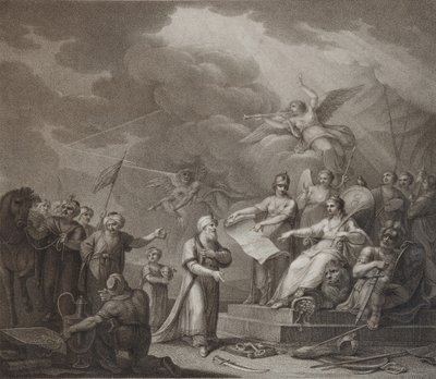 Alegoría del Tratado de Jassy, 1792 de Stephanoff