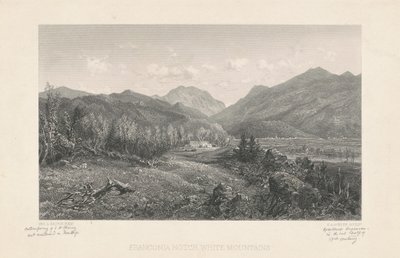 Franconia Notch, Montañas Blancas de Stephen Alonzo Schoff, after George L. Brown